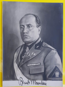 ❌🙁MUSSOLINI autografo (Autographed Photo) foto – originale