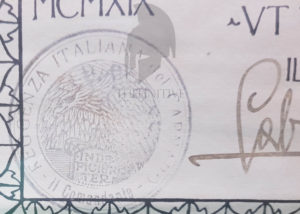 d'annunzio marcia ronchi fiume autografo