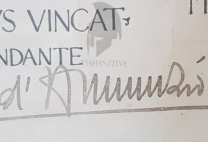 d'annunzio marcia ronchi fiume autografo