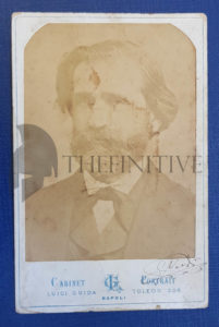 ❌🙁Giuseppe Verdi autografo – autograph – foto CABINET