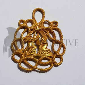 ❌🙁Collare ANNUNZIATA pendente Savoia – Bronzo dorato