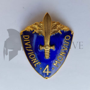 ❌🙁4 Divisione Monviso scudetto per Ufficiale – Regio Esercito