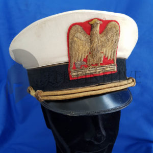 ❌🙁Vice Segretario PNF Gerarca Fascista – berretto bianco