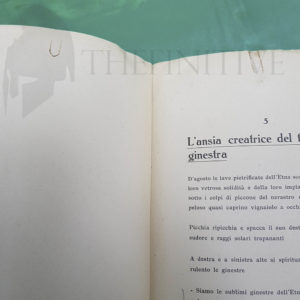 marinetti autografo futurismo libro