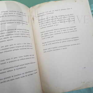 marinetti autografo futurismo libro