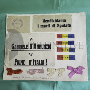 ❌🙁FIUME volantino Spalato d’Annunzio – Lotto di un granatiere