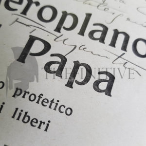 aeroplano del papa marinetti