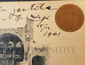 francesco crispi risorgimento autografo