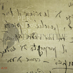 Gabriele d'Annunzio lettera autografa