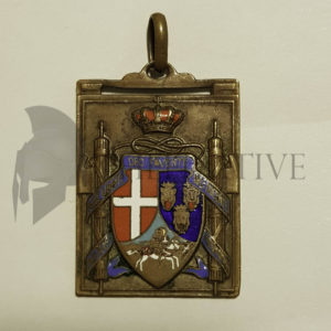 ❌🙁Truppe di Frontiera ZARA – Medaglia smaltata bronzo