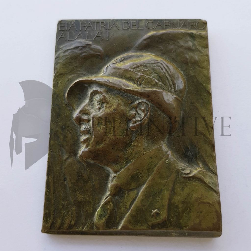 d'annunzio placca bronzo castiglioni