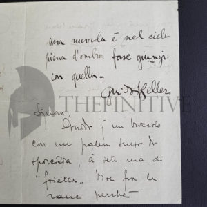 Guido KELLER autografo FIUME
