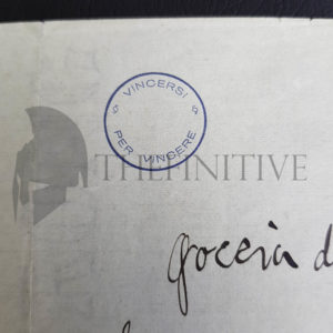 Guido KELLER autografo FIUME