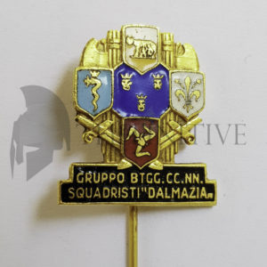 ❌🙁Gruppo Battaglioni Squadristi DALMAZIA – CC.NN. distintivo
