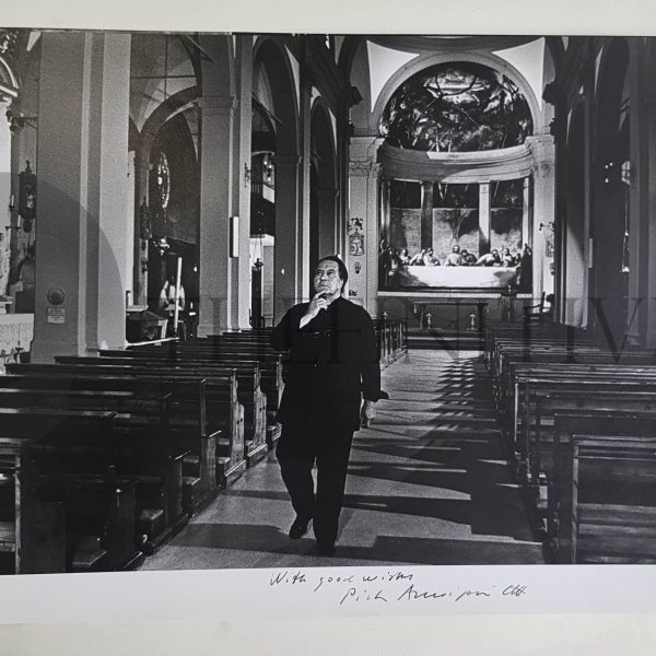 Pietro Annigoni fotografia Autografa
