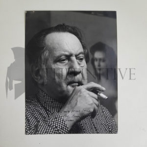 Annigoni fotografia ritratto Autografo – con dedica – 1984