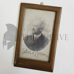 ❌🙁Gabriele d’Annunzio fotografia AUTOGRAFATA – originale