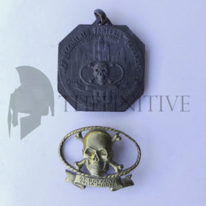 ❌🙁47° FANTI della MORTE Reggimento – Distintivo e medaglia