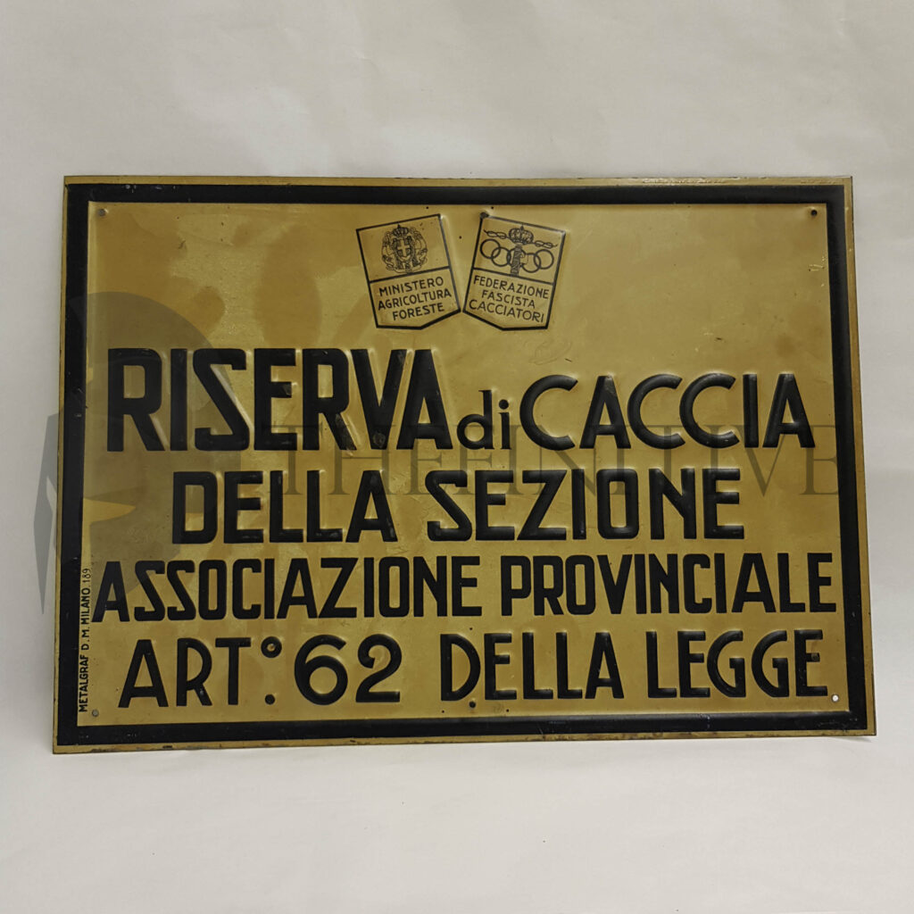 federazione fascista cacciatori 1931