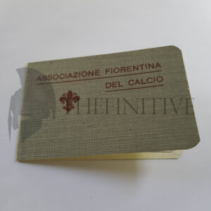 ❌🙁Calcio Tessera ASSOCIAZIONE FIORENTINA 1927