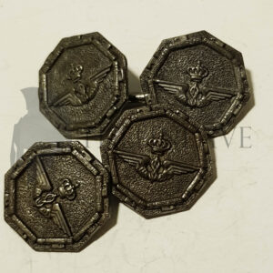 ❌🙁Gemelli Accademia REGIA AERONAUTICA argento anni ’30