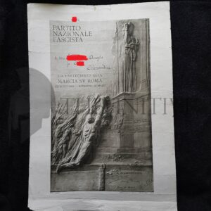 ❌🙁Marcia su Roma Attestato nominativo – con timbri a secco