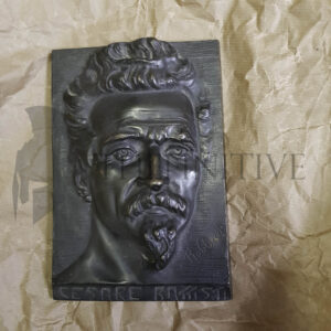 ❌🙁Placca Bronzo Cesare BATTISTI Irredentista – Alpino