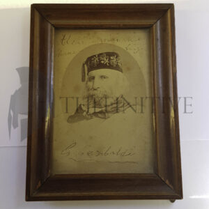 ❌🙁Giuseppe Garibaldi foto autografata – Originale 1880