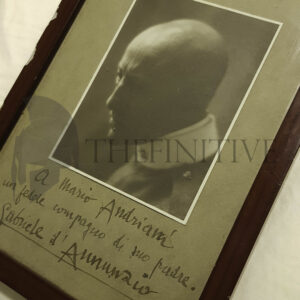 Gabriele d'Annunzio Dedica Autografata