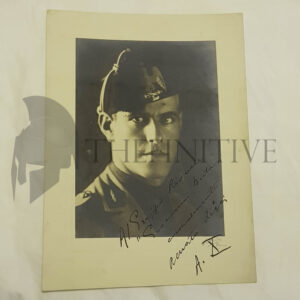 Renato RICCI squadrista ardito ONB foto autografa con dedica