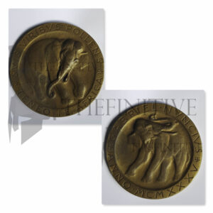 ❌🙁TENEO TE AFRICA 1935 d’Annunzio – Medaglia Brozzi