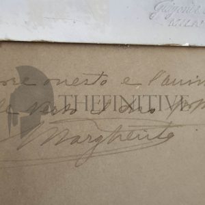 Umberto I foto dedica